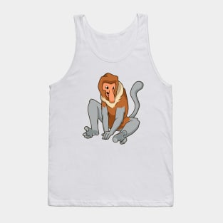 Kawaii Proboscis monkey Tank Top